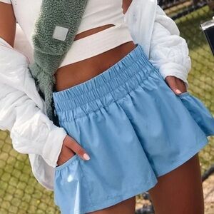 Light Blue FP workout shorts